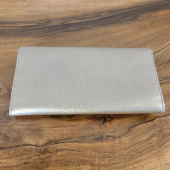Gucci Continental Bronze Metallic Long Leather Wallet - Picture 4 of 16